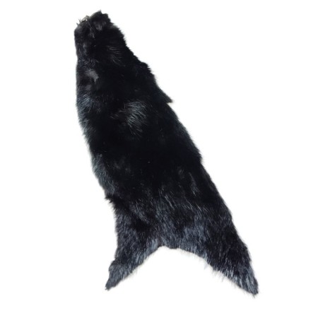 Muskrat - Bisam 1/2 skind Sort