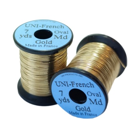 UNI French Oval tinsel Guld str. M