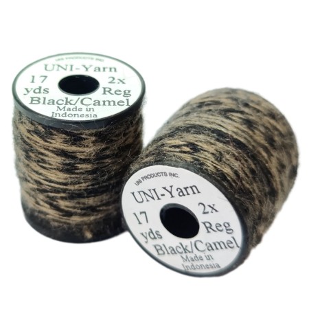 UNI Yarn Black Camel