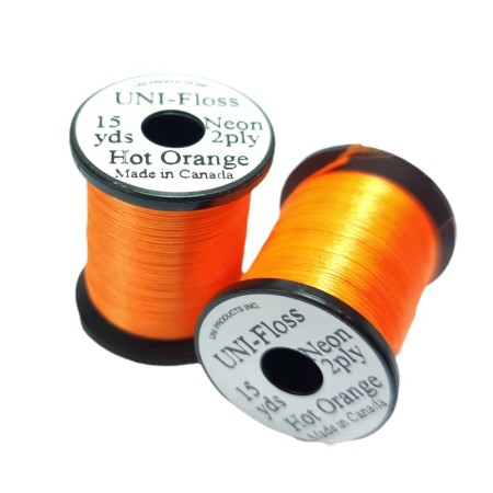 UNI floss Hot Orange neon