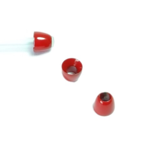 Conehead Dk. red 4mm