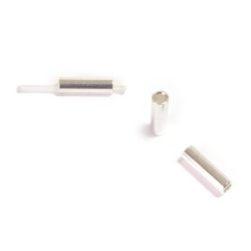 US tube 10mm Sølv