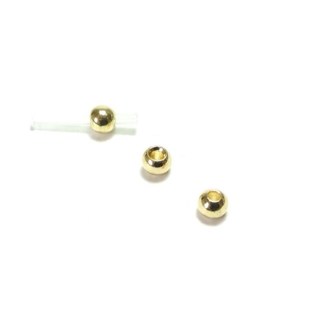 Rørflue bead Guld 4,8mm - 100stk