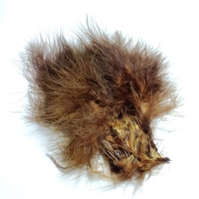 Marabou Strung bloods quills Dk. brown