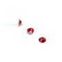 Metal Disc Metallic red 6mm - 100stk