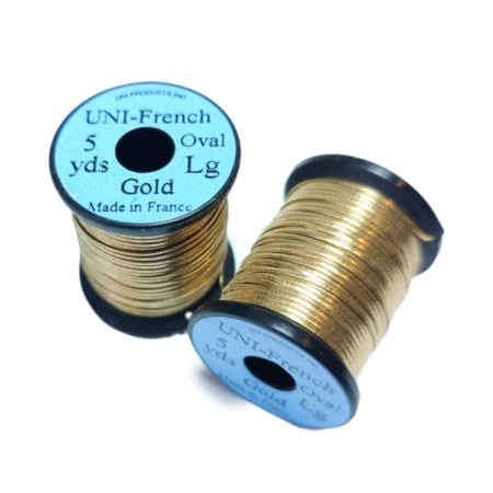 UNI French Oval tinsel Guld str. L