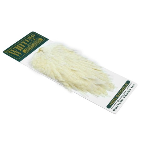 Whiting Hebert høne saddle Cream hvid
