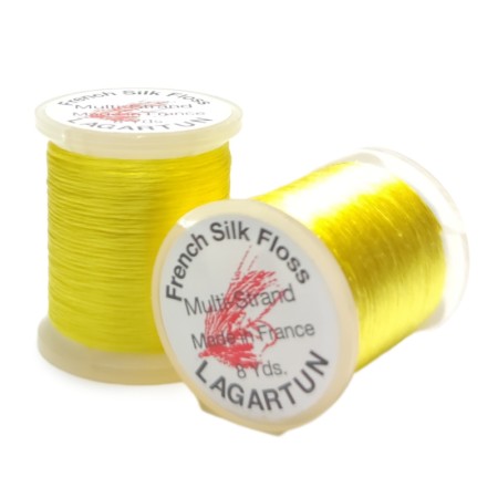 Lagartun french silk floss lemon yellow