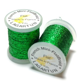 Lagartun Mini Flatbraid Green