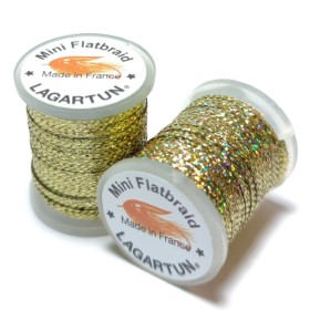 Lagartun Mini Flatbraid Holo Gold