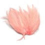 Hane fjer light Salmon Pink