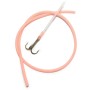 Hard tube krogstyr slange salmon 2,5mm