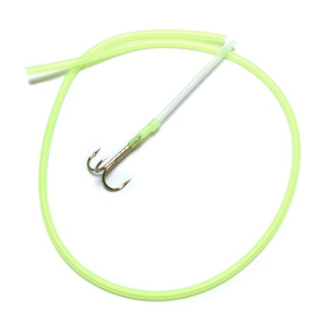 Hard tube krogstyr slange transparent gul 2,5mm