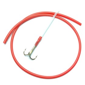 Hard tube krogstyr slange rød 2,5mm