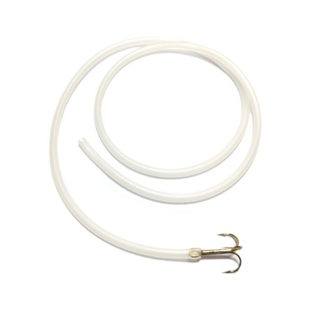 Junction tube 3mm krogstyr Klar