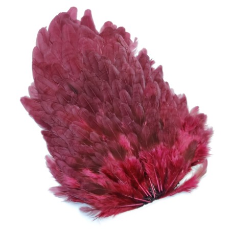 Whiting 4b høne saddle Claret