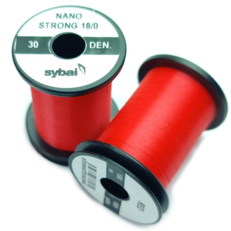 Nano strong bindetråd 18/0 Rød