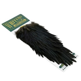 Whiting american høne saddle Sort (peacock skær)