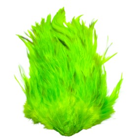 Whiting 4b Hane saddle Fl. green chartreuse