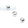Rørflue bead Sølv 3,5mm