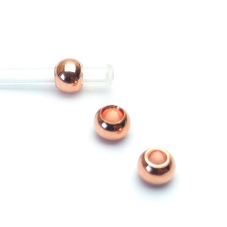 Rørflue bead Kobber 4mm