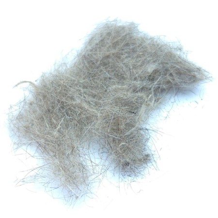 Hare dubbing natural grey pardo
