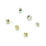 4mm short conehead og 3,5mm rørflue bead guld
