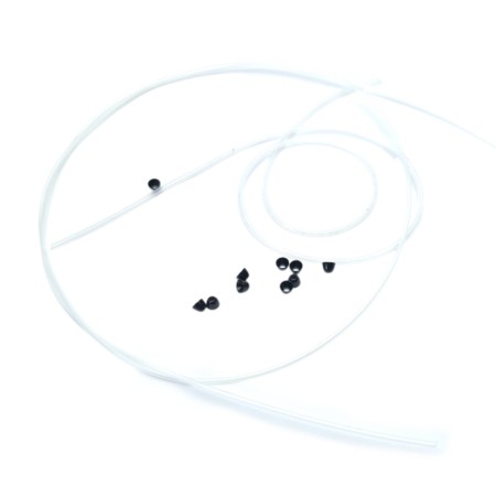 4,8mm sort conehead - 1,85mm rør - micro krogstyr slange