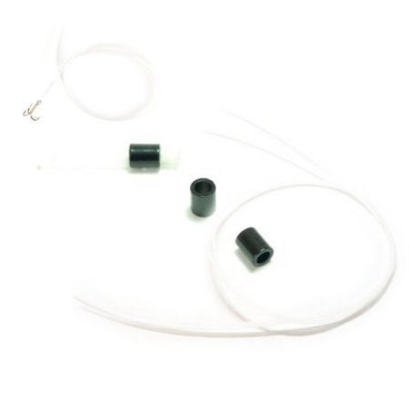 4mm tungsten tube - 1,85mm rør - micro krogstyr slange