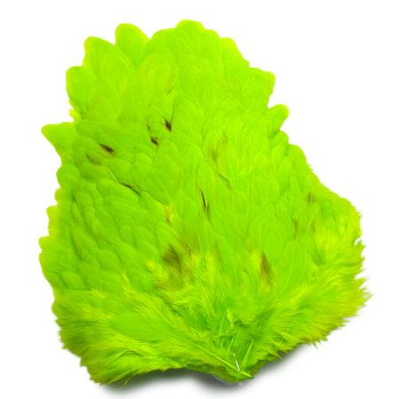 Whiting 4b høne saddle fl. green chartreuse