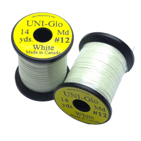 UNI Glow white - selvlysende tinsel