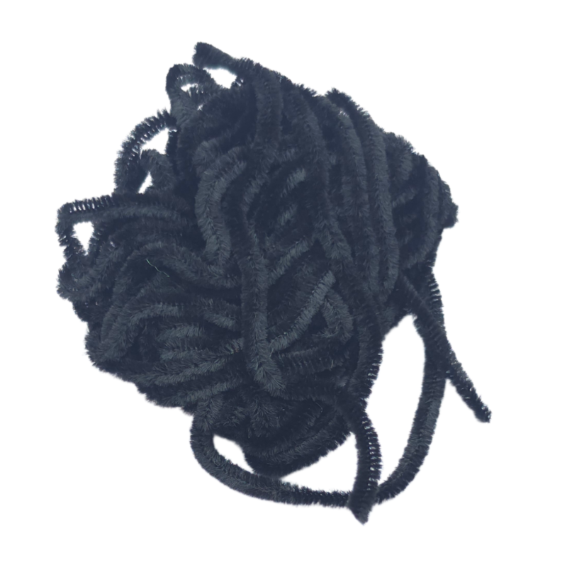 Fine Chenille Black