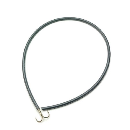 Krogstyr slange Sort 3mm