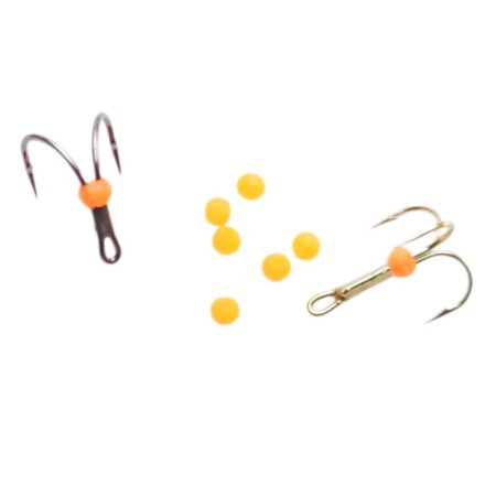 Hook bead Orange - 3mm attractor bead