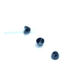 Conehead Sort 4,8mm