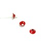 Metal Disc Dk. red 6mm