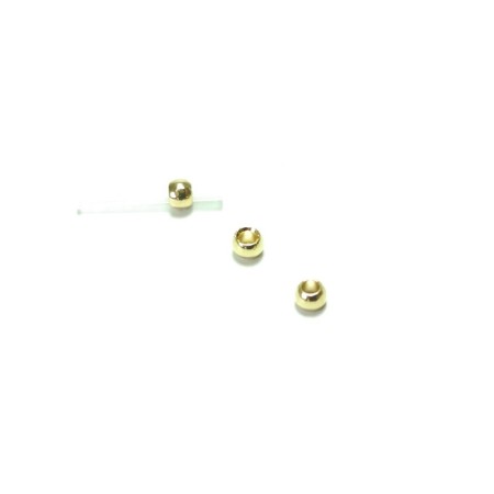 Rørflue bead Guld 3,5mm