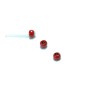 Rørflue bead Dk. red 4mm tungsten