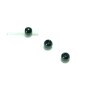 Rørflue bead Sort 5mm tungsten