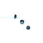 Conehead Sort 4mm short 100stk