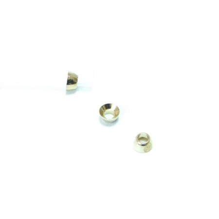Conehead Guld 4mm short 100stk