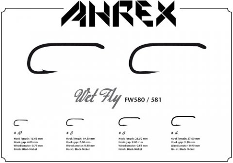 Ahrex 580 Wet fly str. 8