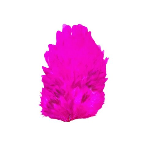Whiting 4b Hen saddle Magenta pink(nogle fjer kan have en mrk markering)