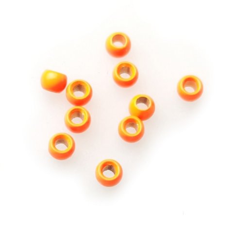 Fl. Orange 4mm Rrflue kugle tungsten - 100stk