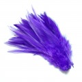 Hane Saddle fjer Purple